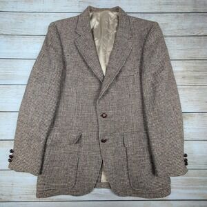 Vintage Nino Cerruti Harris Tweed Blazer Rue Royale Scottish‎ Wool Jacket 38-40r